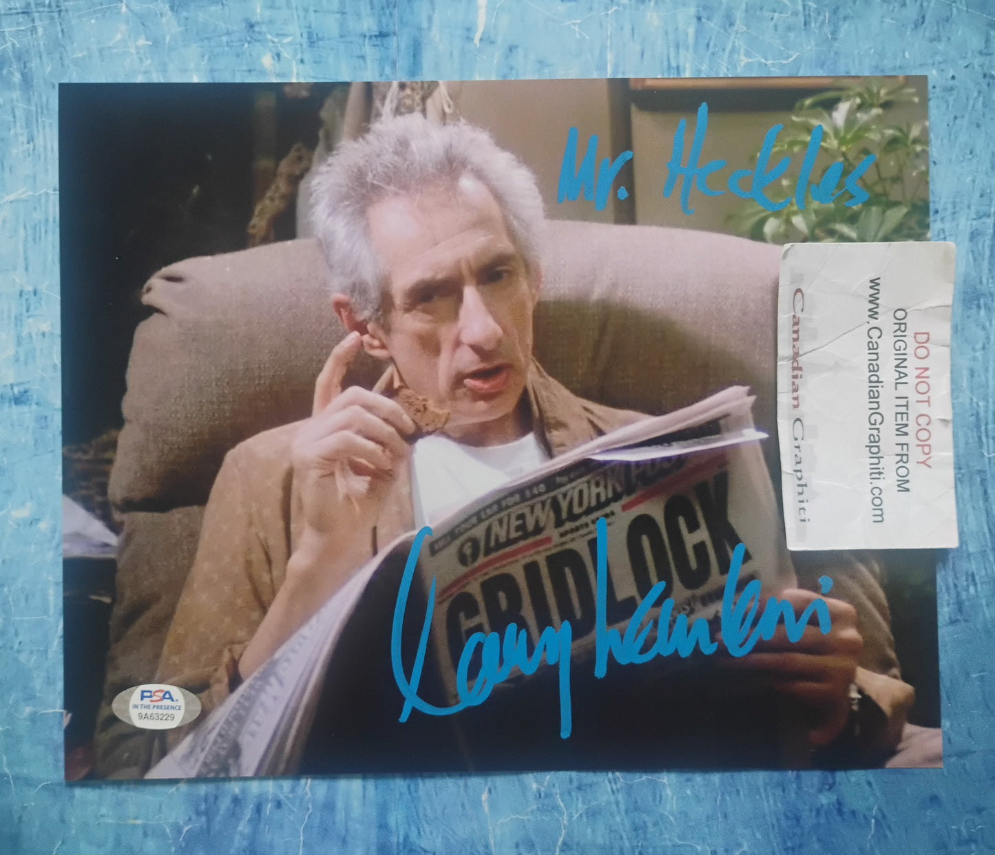 Larry Hankin Hand Signed Autograph 8x10 Photo PSA COA Friends Mr Heckles