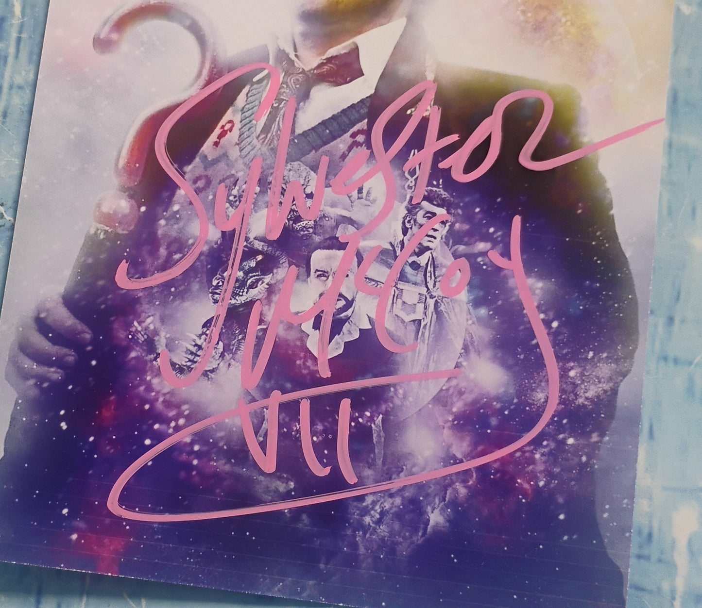 Sylvester McCoy Hand Signed Autograph Photo COA Doctor Who