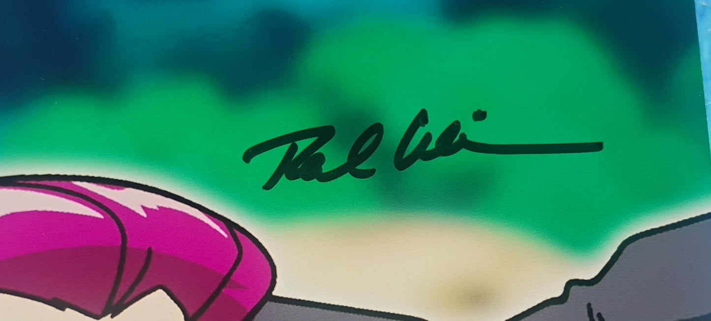 Rachael Lillis & Eric Stuart Hand Signed Autograph Photo JSA COA Pokemon