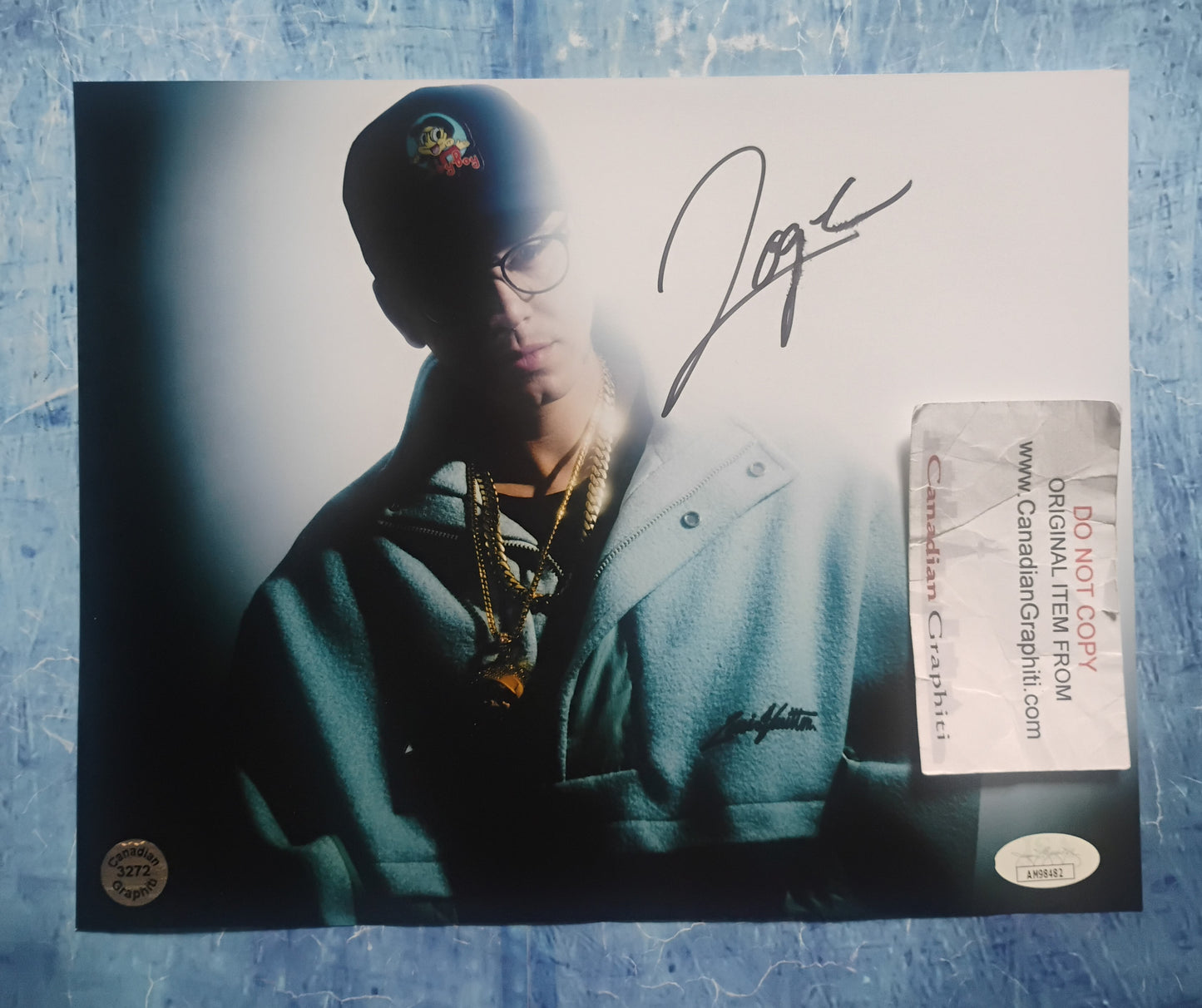 Logic Rapper Hand Signed Autograph 8x10 Photo JSA COA