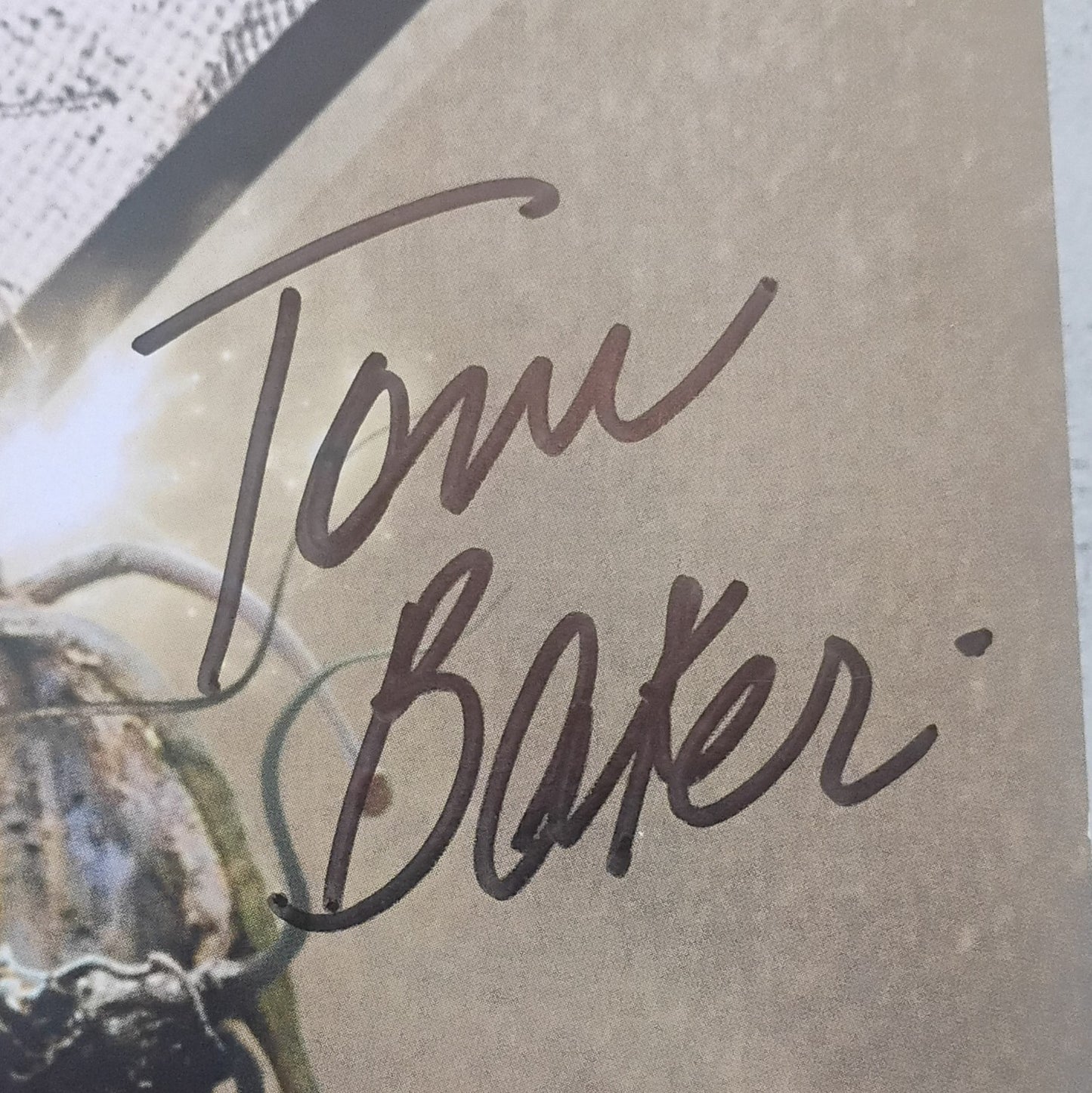 Tom Baker Hand Signed Autograph Photo JSA COA Doctor Who