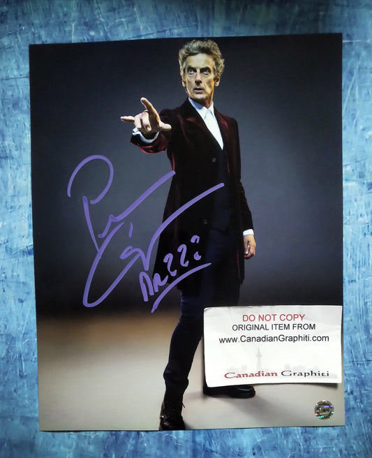 Peter Capaldi Hand Signed Autograph 8x10 Photo COA