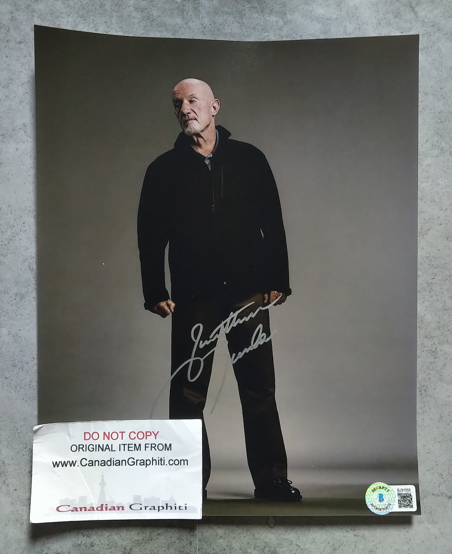 Jonathan Banks Hand Signed Autograph 8x10 Photo BAS COA Breaking Bad