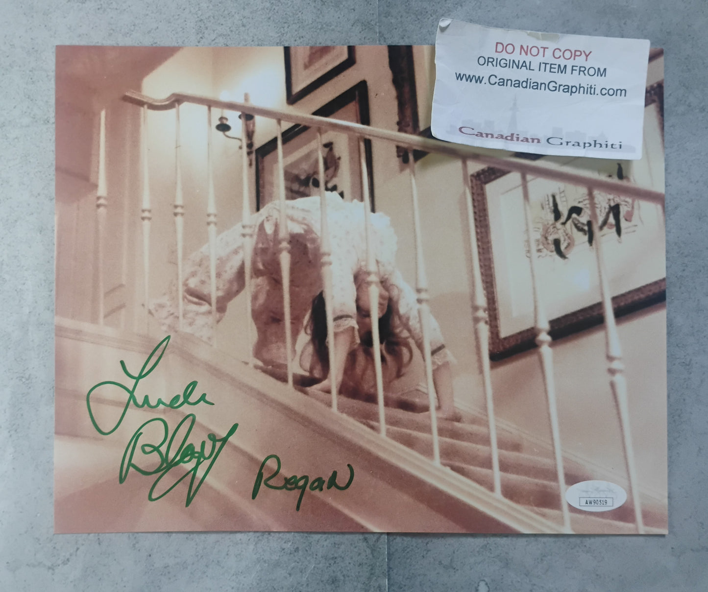 Linda Blair Hand Signed Autograph 8x10 Photo JSA COA Exorcist