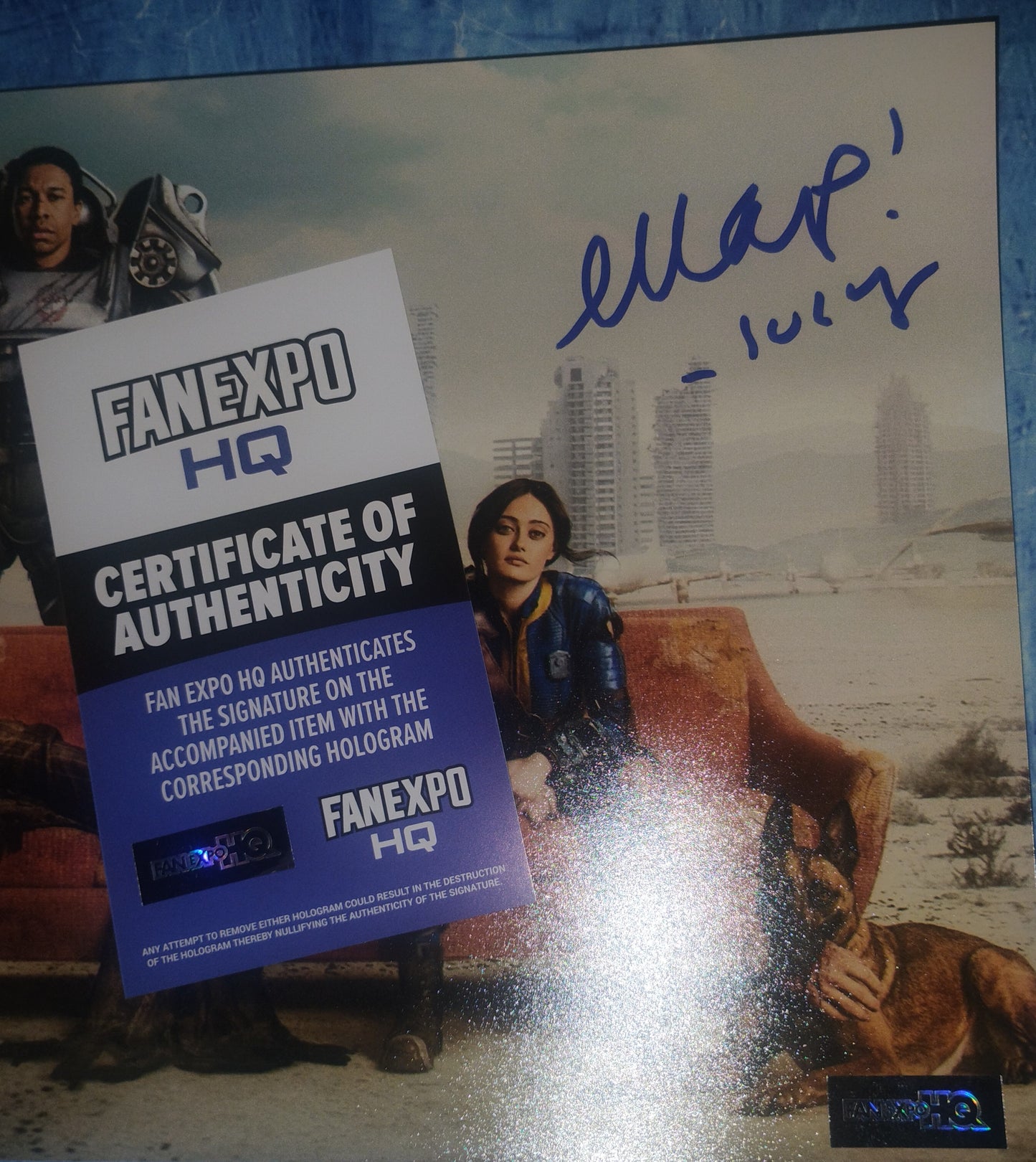 Ella Purnell Hand Signed Autograph 8x10 Photo COA Fallout
