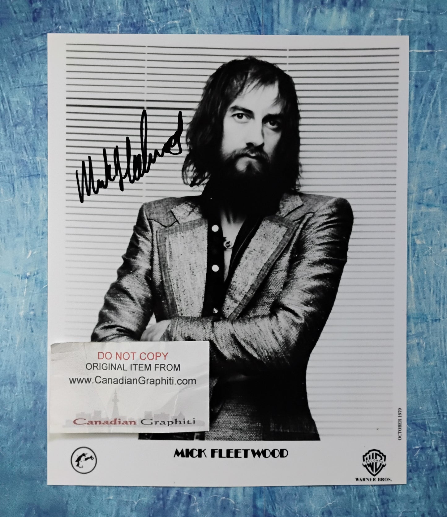 Mick Fleetwood Hand Signed Autograph 8x10 Photo COA