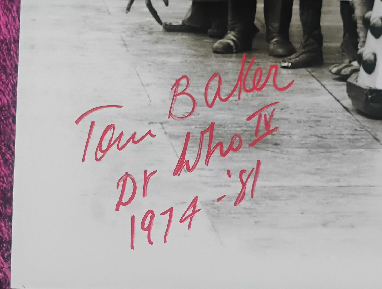 Tom Baker Hand Signed Autograph 11x14 Photo COA Doctor Who