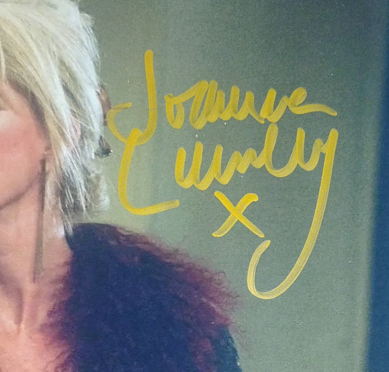 Jennifer Saunders & Joanna Lumley Hand Signed Autograph 8x10 Photo COA Absolutely Fabulous