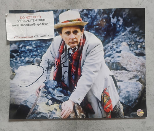 Sylvester McCoy Hand Signed Autograph 8x10 Photo COA Doctor Who