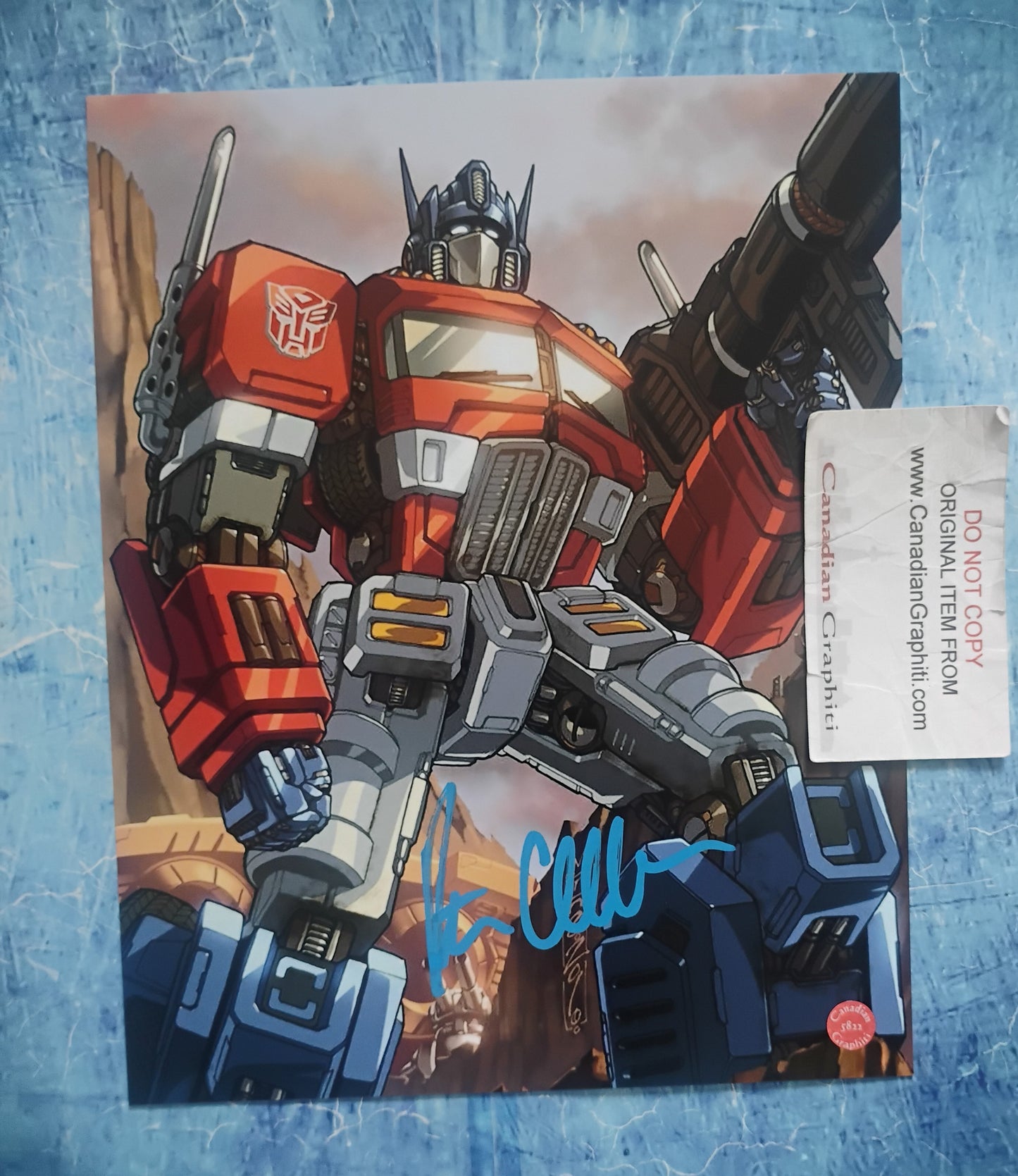 Peter Cullen Hand Signed Autograph 8x10 Photo COA Transformers