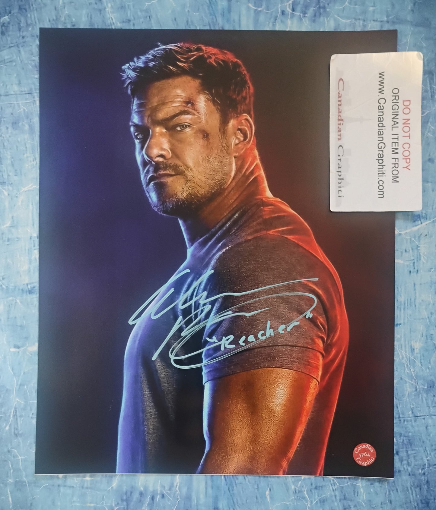 Alan Ritchson Hand Signed Autograph 8x10 Photo COA Reacher