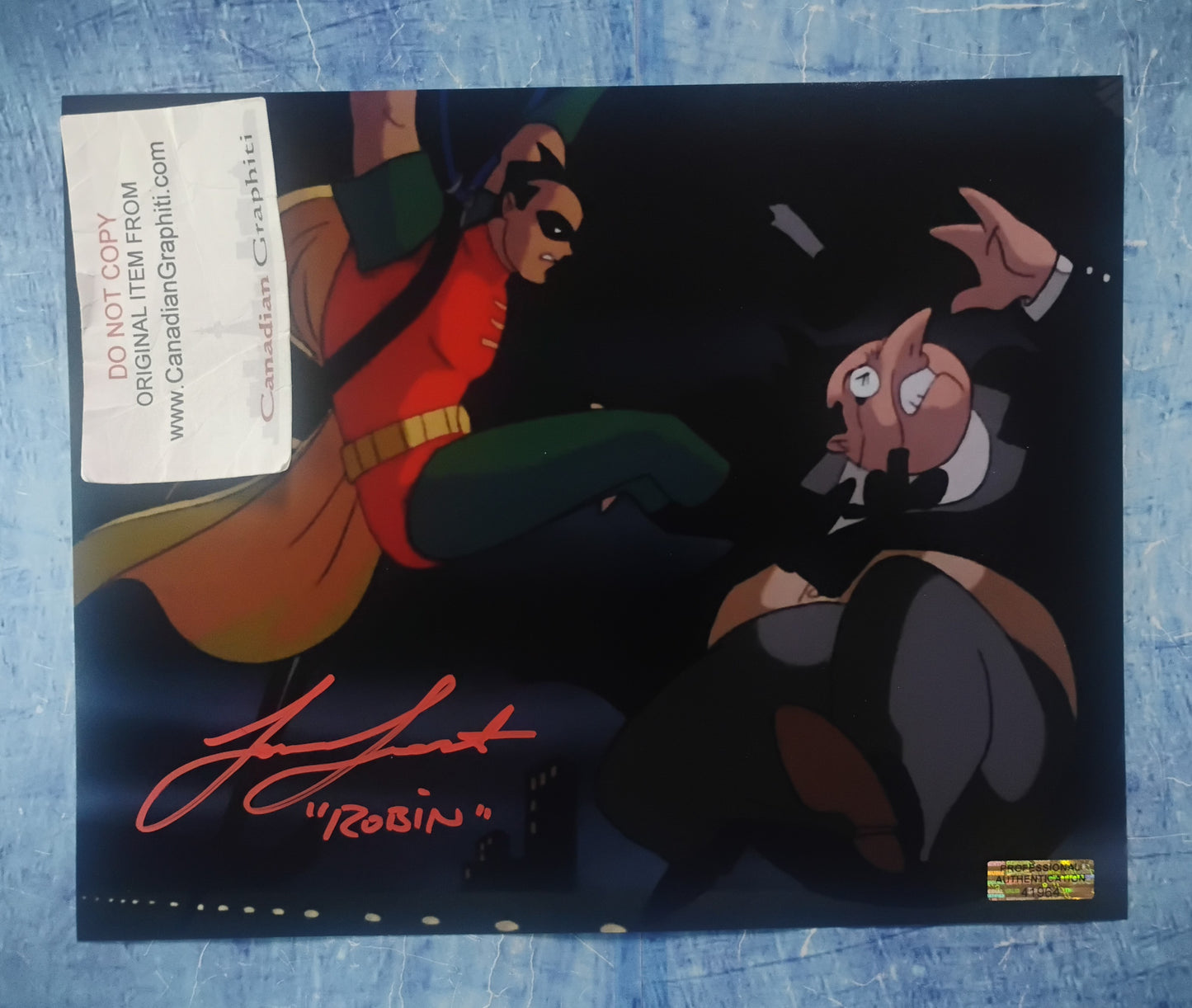 Loren Lester Hand Signed Autograph 8x10 Photo COA Batman Animated Series