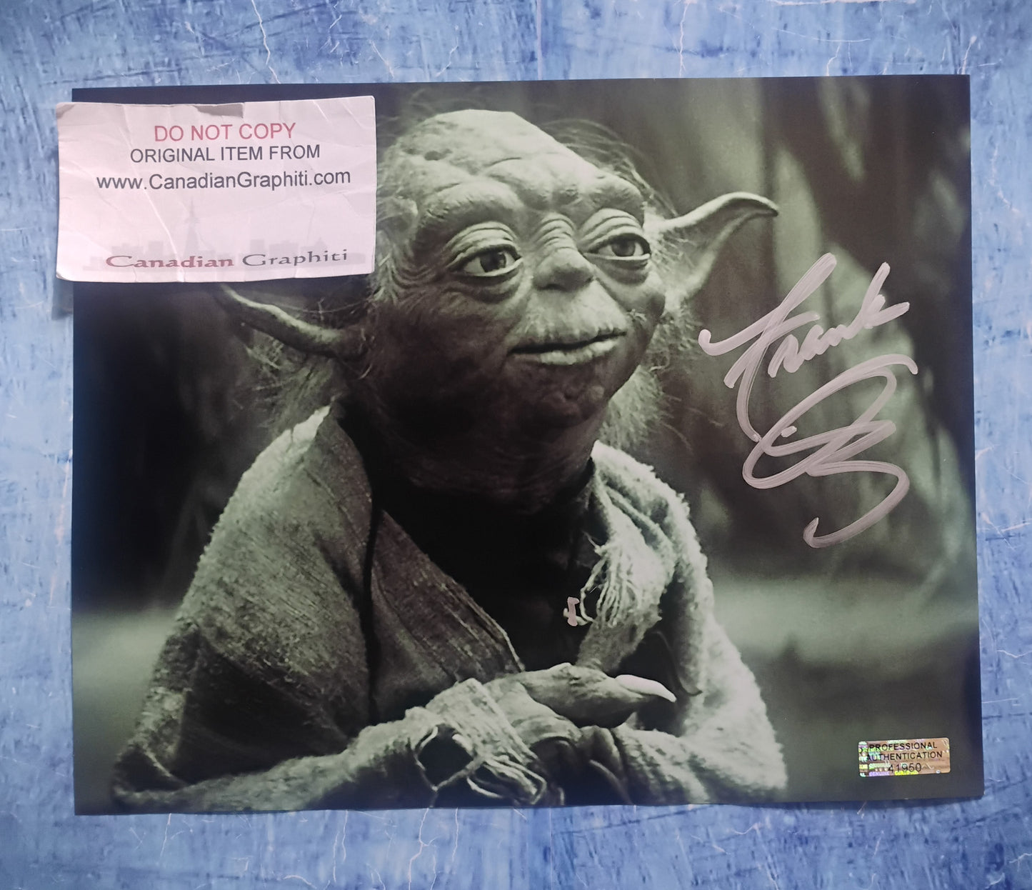 Frank Oz Hand Signed Autograph 8x10 Photo COA Star Wars