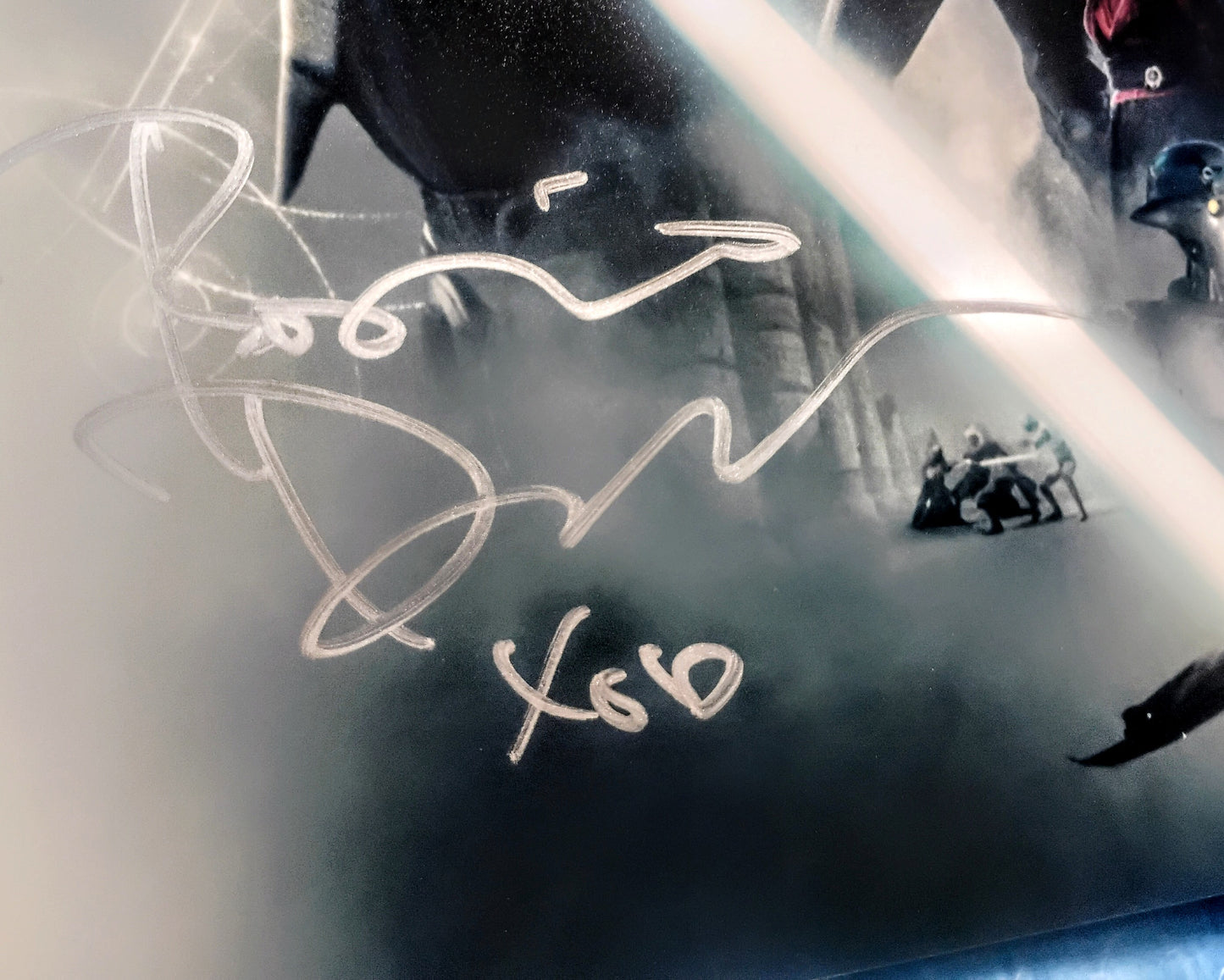 Hayden Christensen & Rosario Dawson Hand Signed Autograph 8x10 Photo COA Star Wars Ahsoka