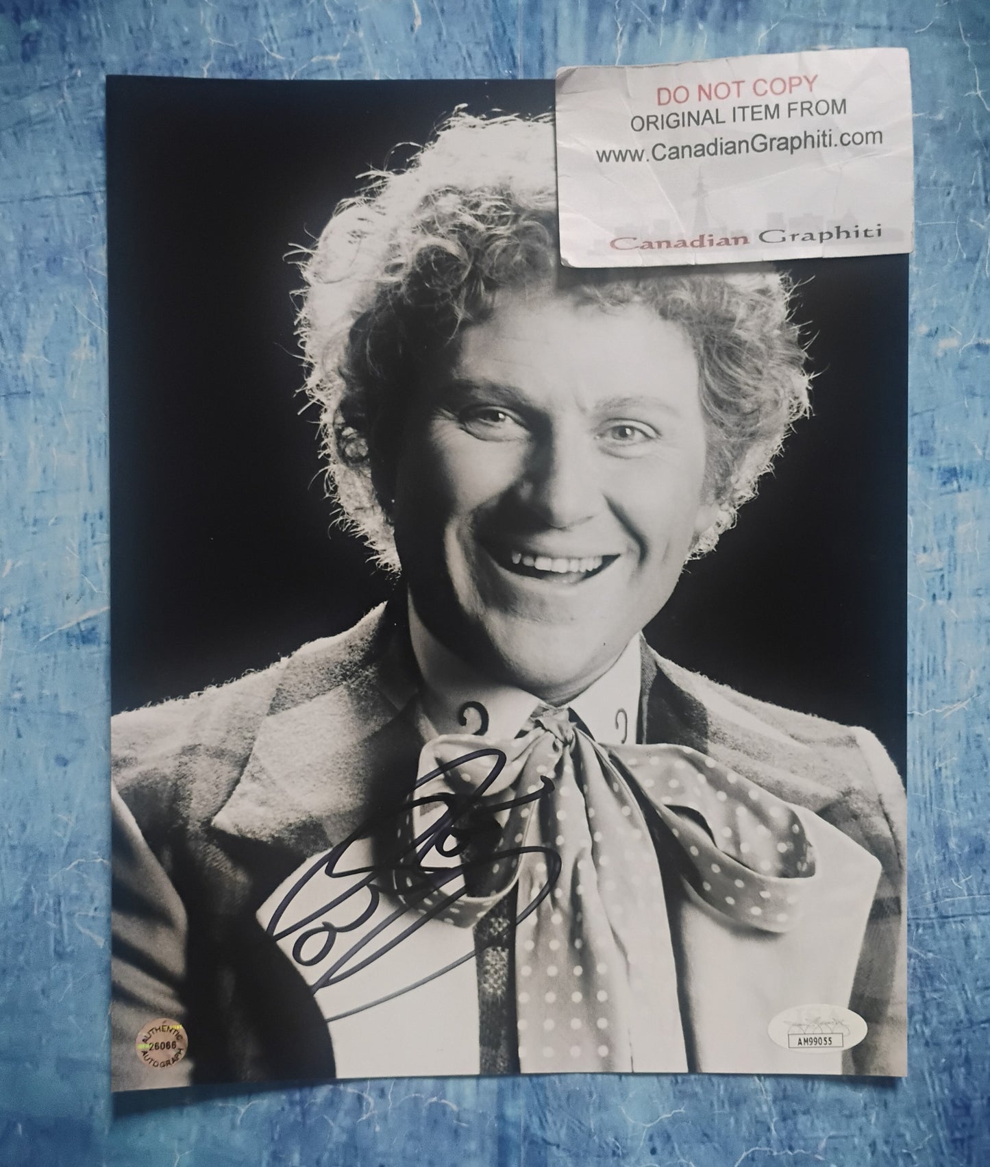 Colin Baker Hand Signed Autograph 8x10 Photo JSA COA Doctor Who