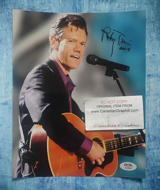 Randy Travis Hand Signed Autograph 8x10 Photo PSA COA