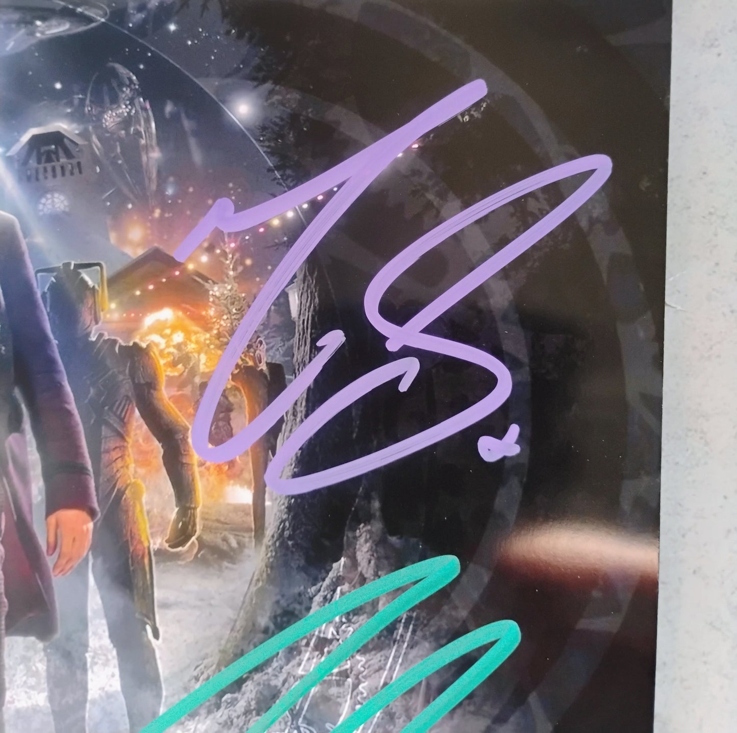 Matt Smith & Jenna Coleman Hand Signed Autograph 8x10 Photo COA Doctor Who