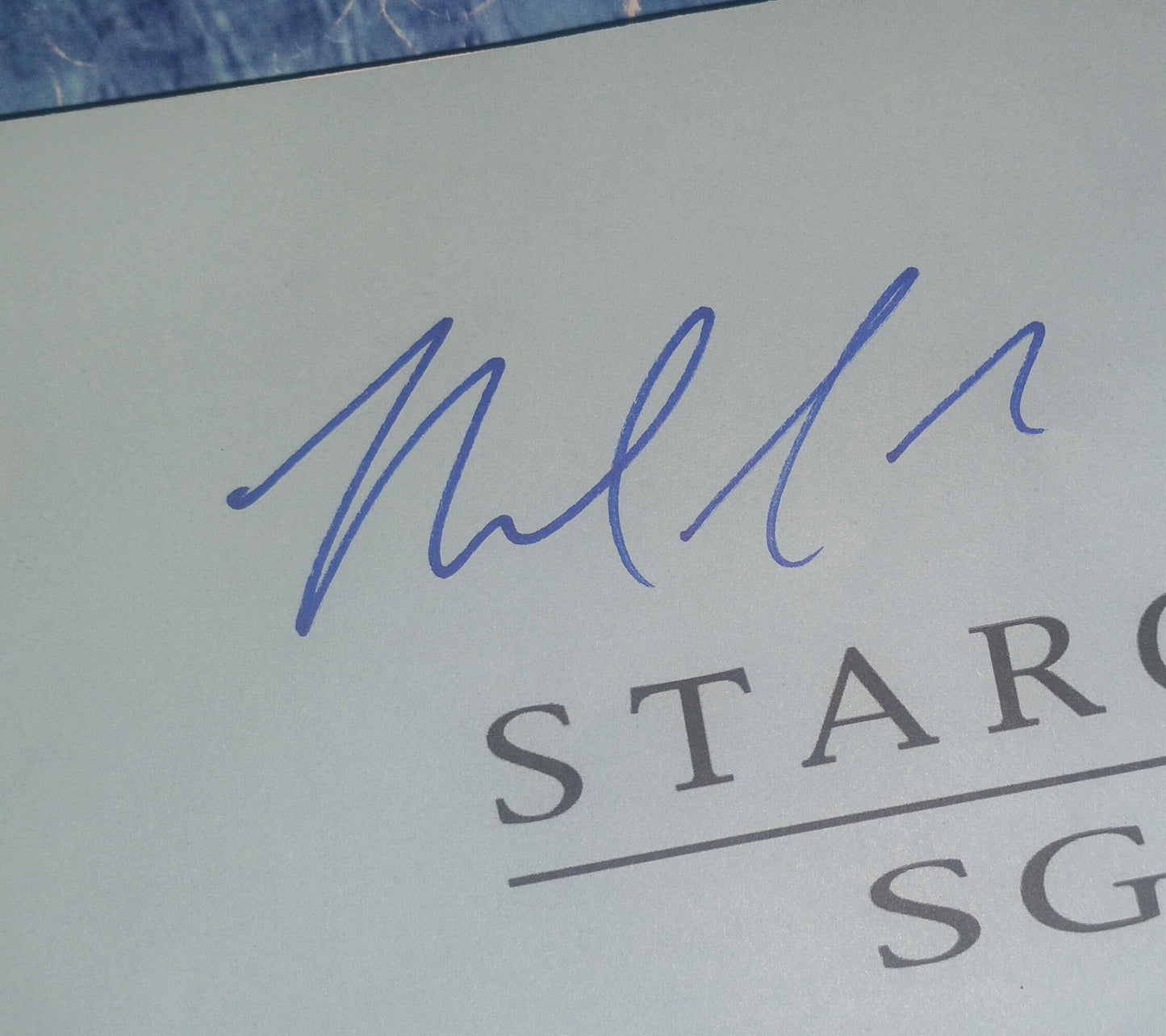 Stargate SG-1 Cast Hand Signed Script COA Richard Dean Anderson, Amanda Tapping, Don S Davis, Michael Shanks