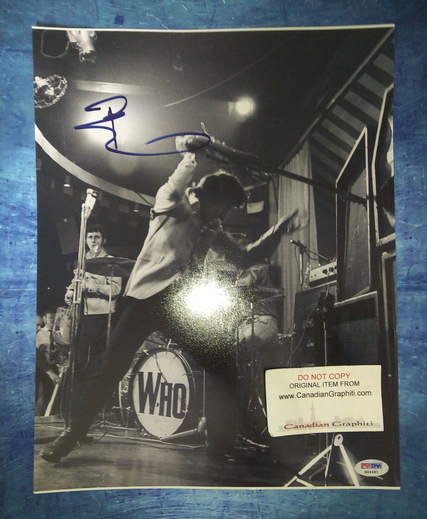 Pete Townshend Hand Signed Autograph 11x14 Photo PSA COA The Who