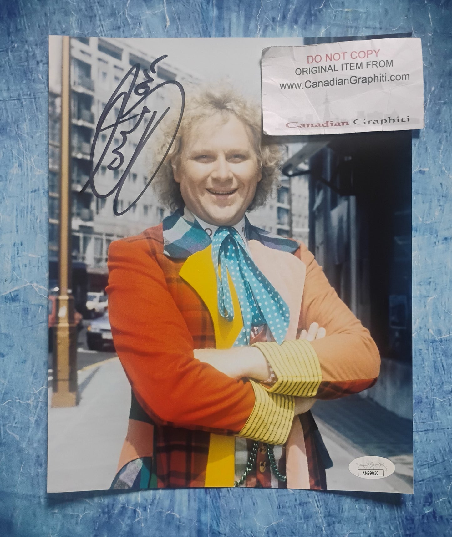 Colin Baker Hand Signed Autograph 8x10 Photo JSA COA Doctor Who