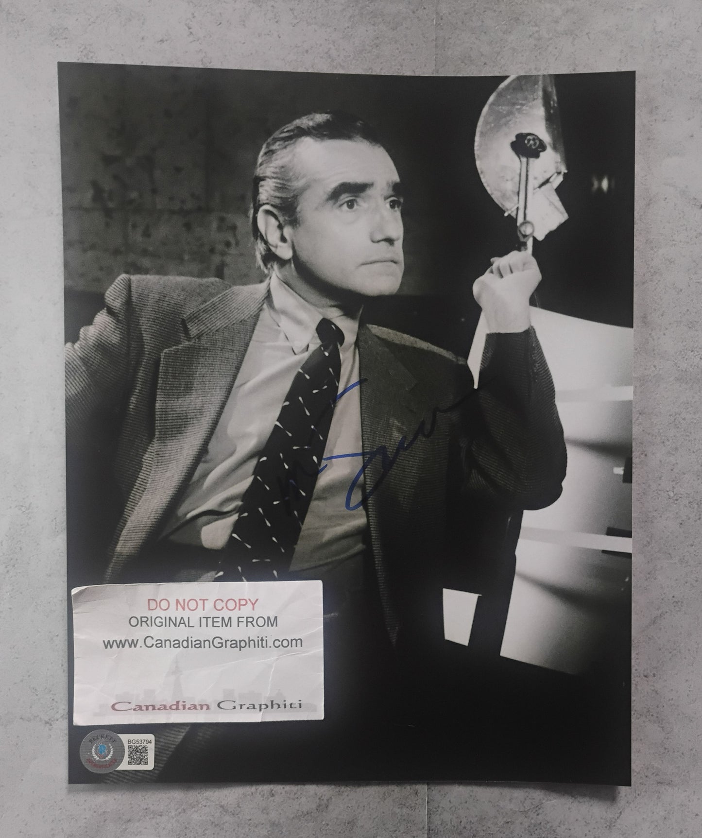Martin Scorsese Hand Signed Autograph 8x10 Photo BAS COA