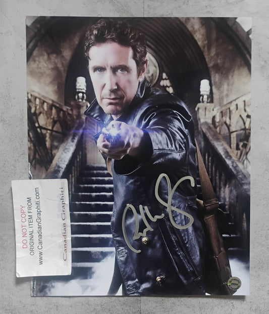 Paul McGann Hand Signed Autograph 8x10 Photo COA Doctor Who