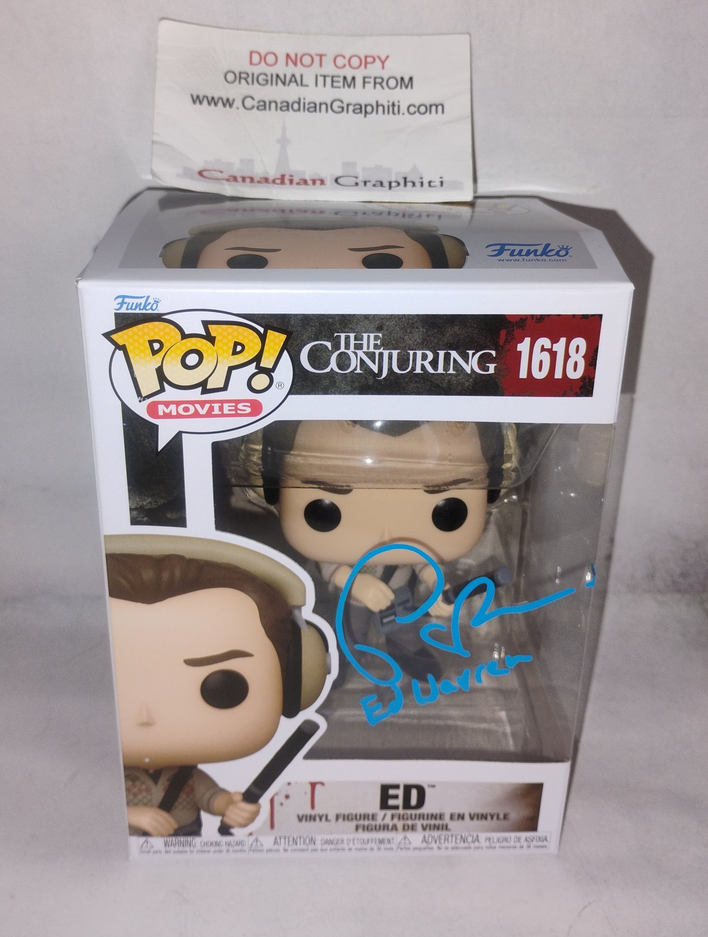 Patrick Wilson Hand Signed Autograph Funko Pop COA Ed Warren The Conjuring