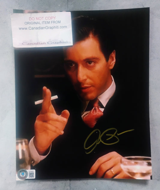 Al Pacino Hand Signed Autograph 8x10 Photo BAS COA The Godfather