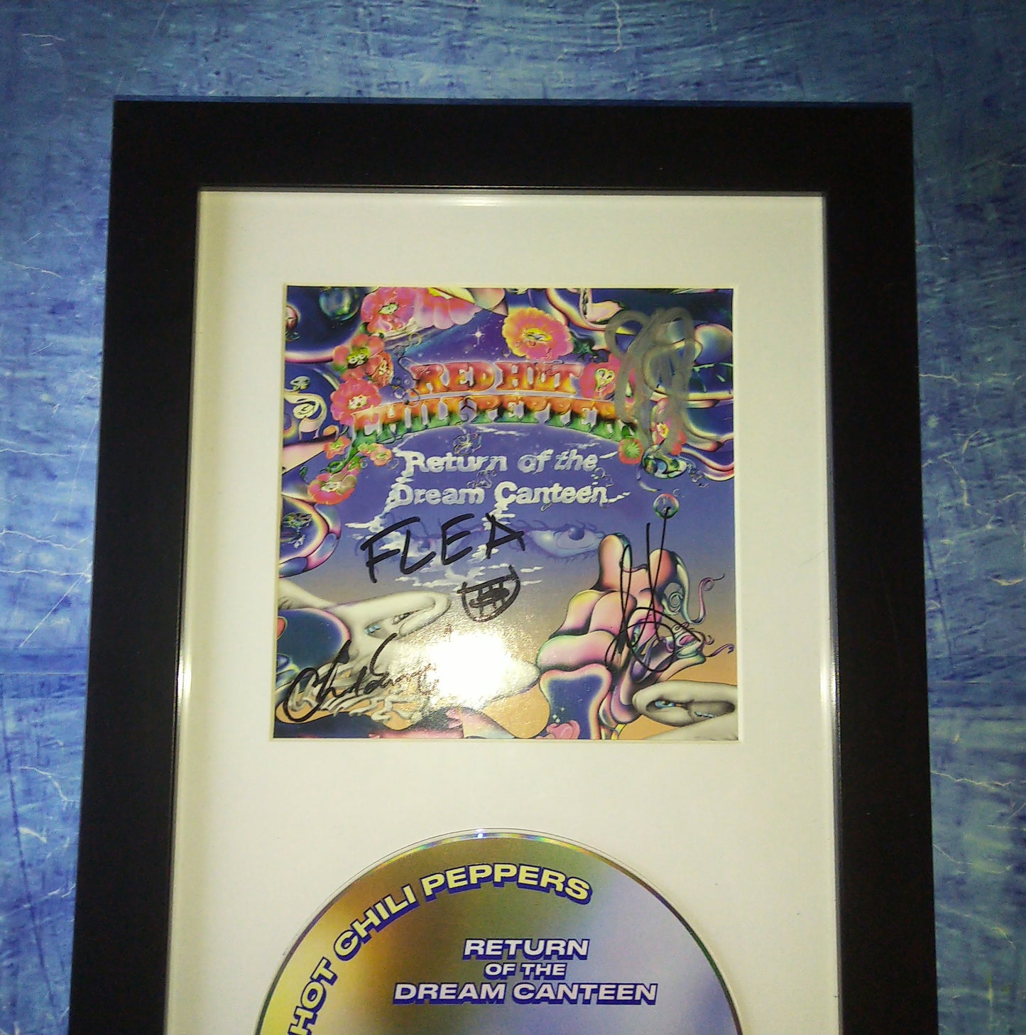 Red Hot Chili Peppers Hand Signed Autograph CD Framed PSA COA