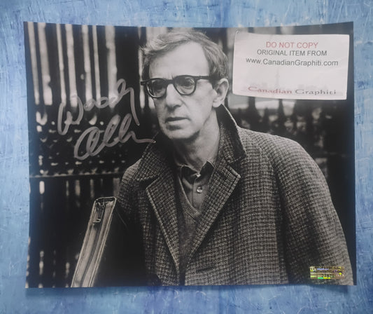 Woody Allen Hand Signed Autograph 8x10 Photo COA