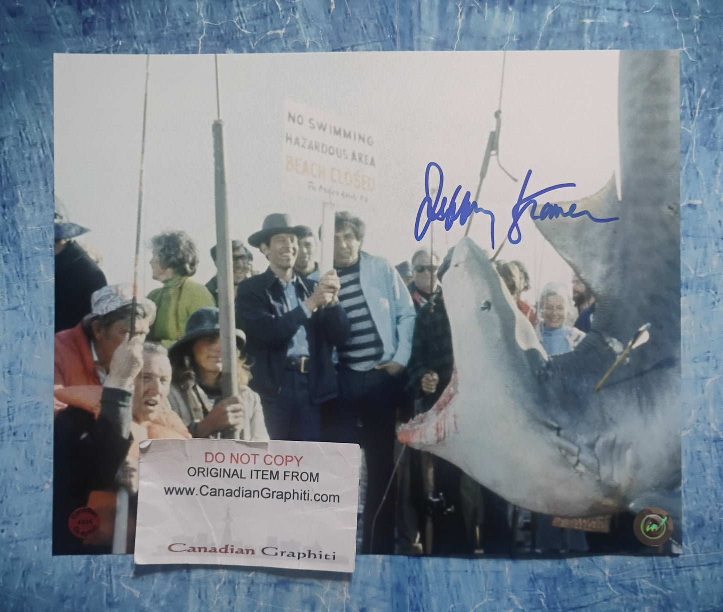 Jeffrey Kramer Hand Signed Autograph 8x10 Photo COA Jaws