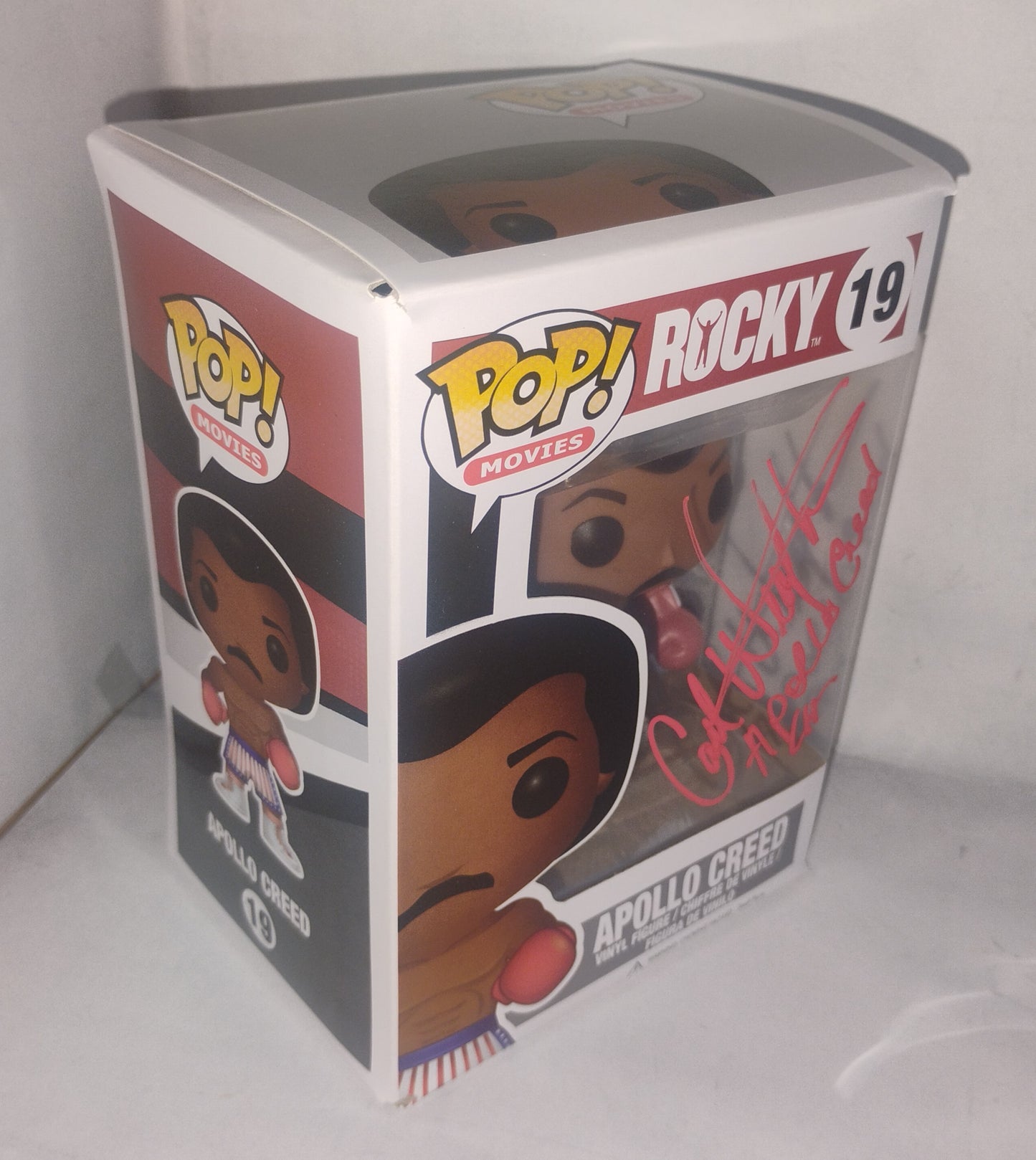 Carl Weathers Hand Signed Autograph Apollo Creed Funko Pop COA
