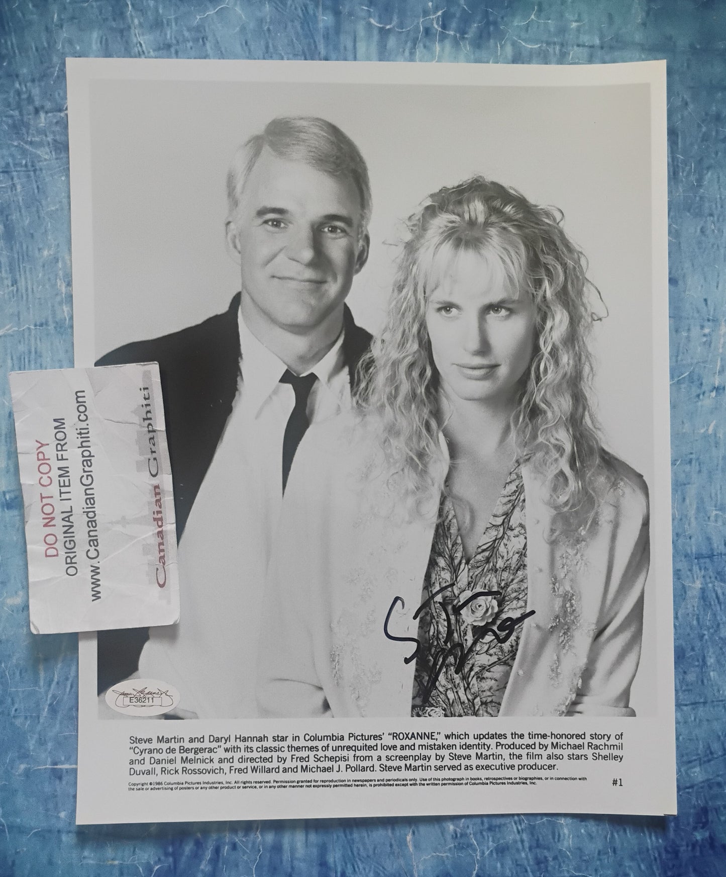 Steve Martin Hand Signed Autograph 8x10 Photo JSA COA Roxanne