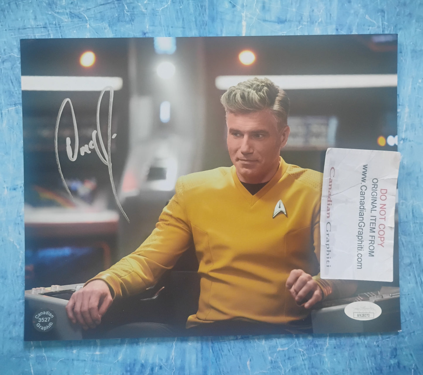 Anson Mount Hand Signed Autograph 8x10 Photo JSA COA Star Trek