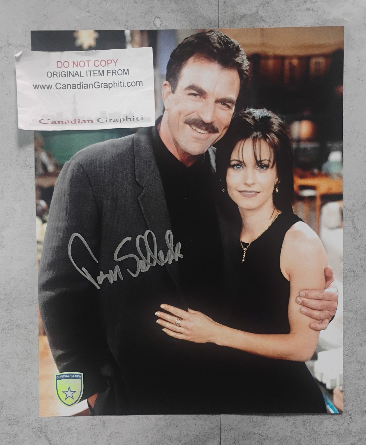 Tom Selleck Hand Signed Autograph 8x10 Photo OPix COA Friends