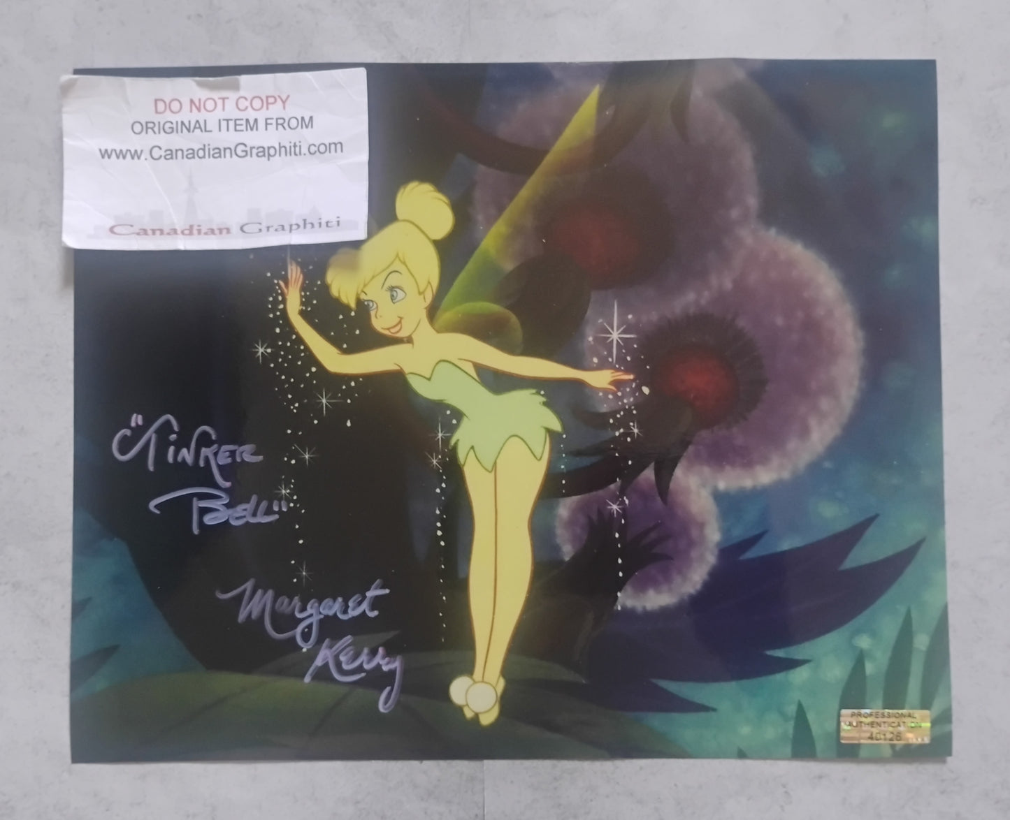 Margaret Kerry Hand Signed Autograph 8x10 Photo COA Tinker Bell