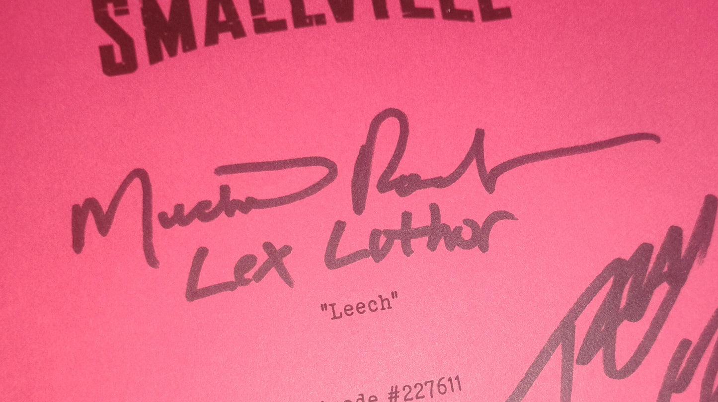 Smallville 4x Cast Hand Signed Autograph OPix COA