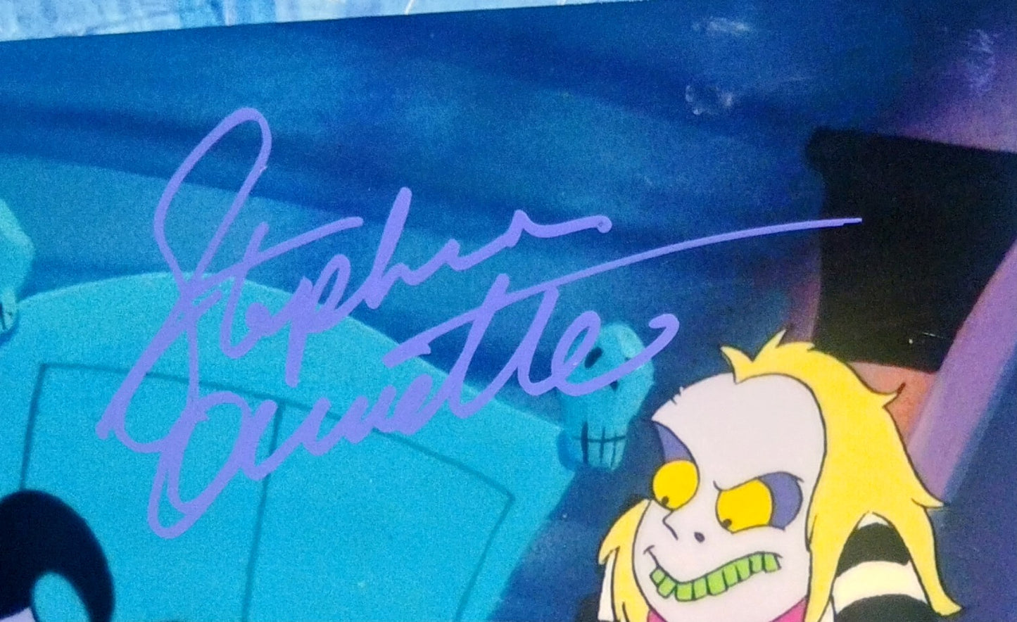 Alyson Court & Stephen Ouimette Hand Signed Autograph 8x10 Photo COA Beetlejuice