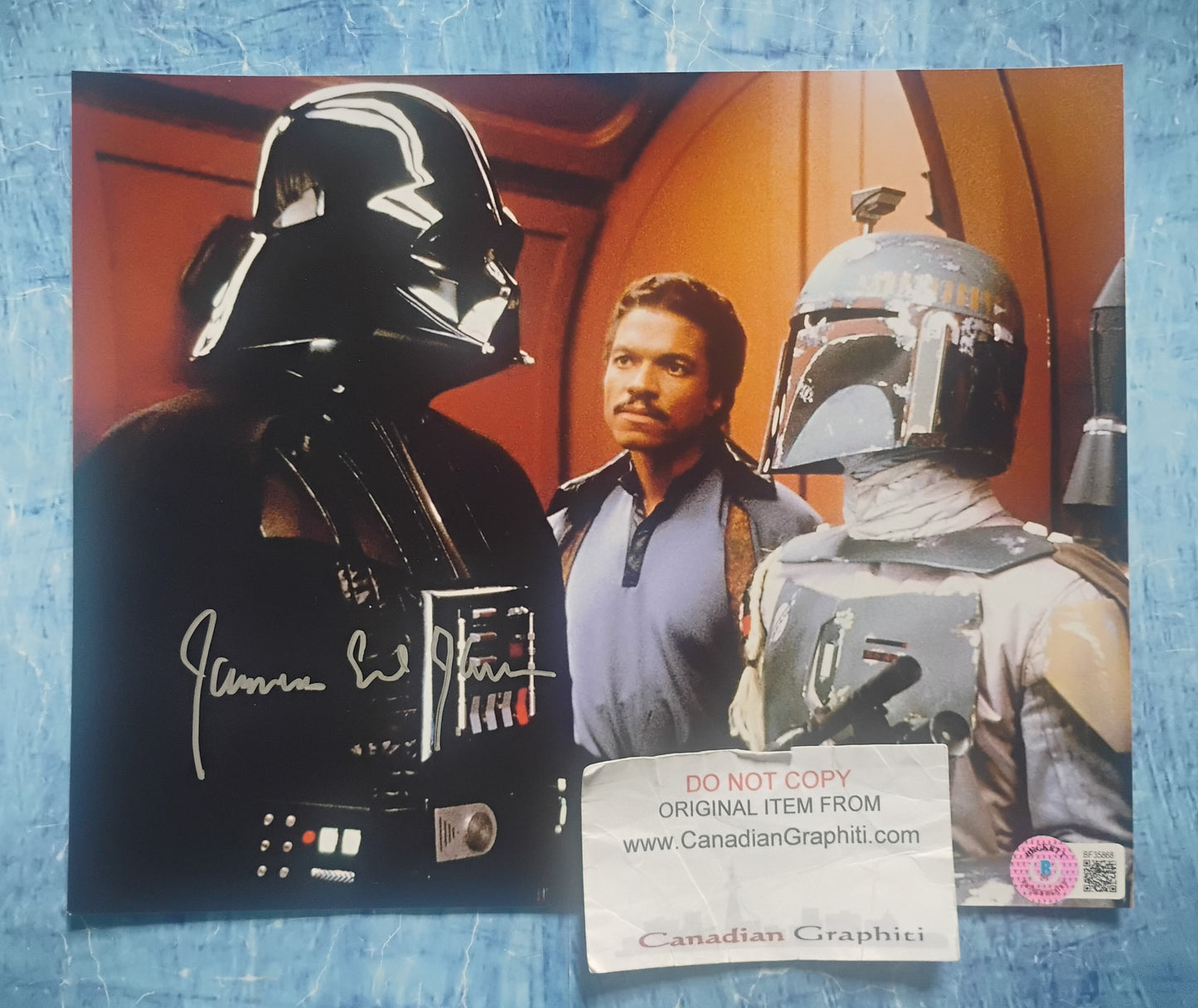 James Earl Jones Hand Signed Autograph 8x10 Photo BAS COA Star Wars
