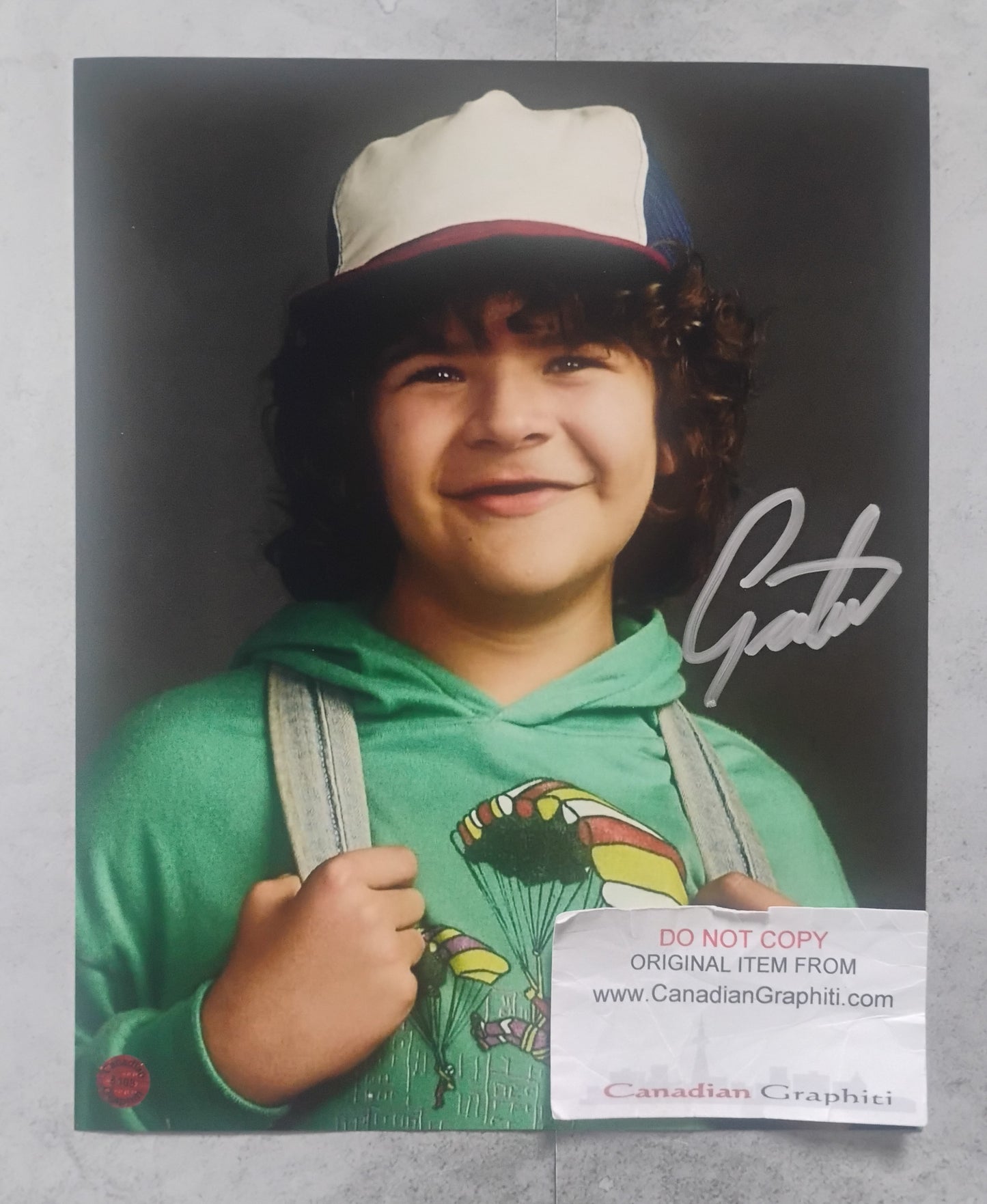 Gaten Matarazzo Hand Signed Autograph 8x10 Photo COA Stranger Things