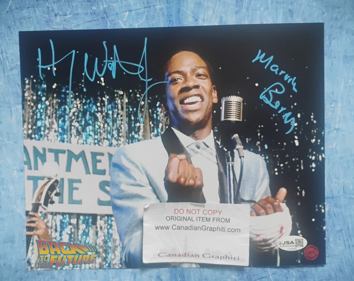 Harry Waters Jr Hand Signed Autograph 8x10 Photo JSA COA Back To The Future