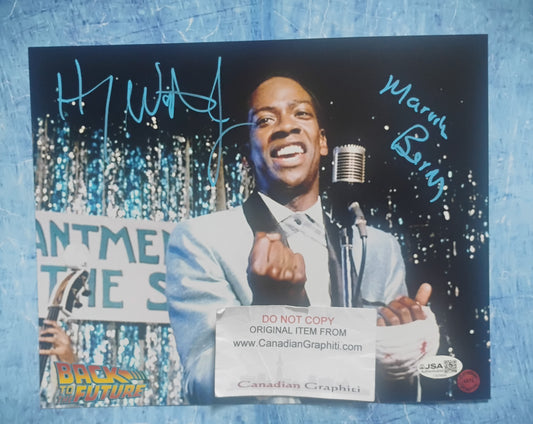 Harry Waters Jr Hand Signed Autograph 8x10 Photo JSA COA Back To The Future