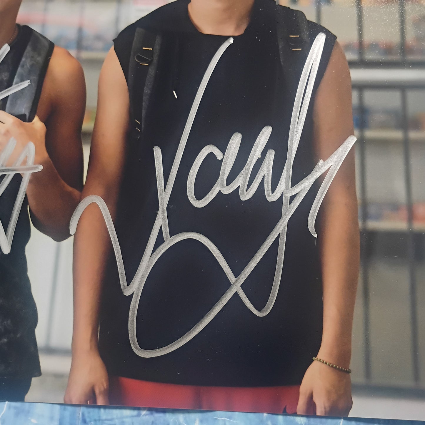 Jacob Bertrand & Xolo Mariduena Hand Signed Autograph 8x10 Photo JSA COA Cobra Kai