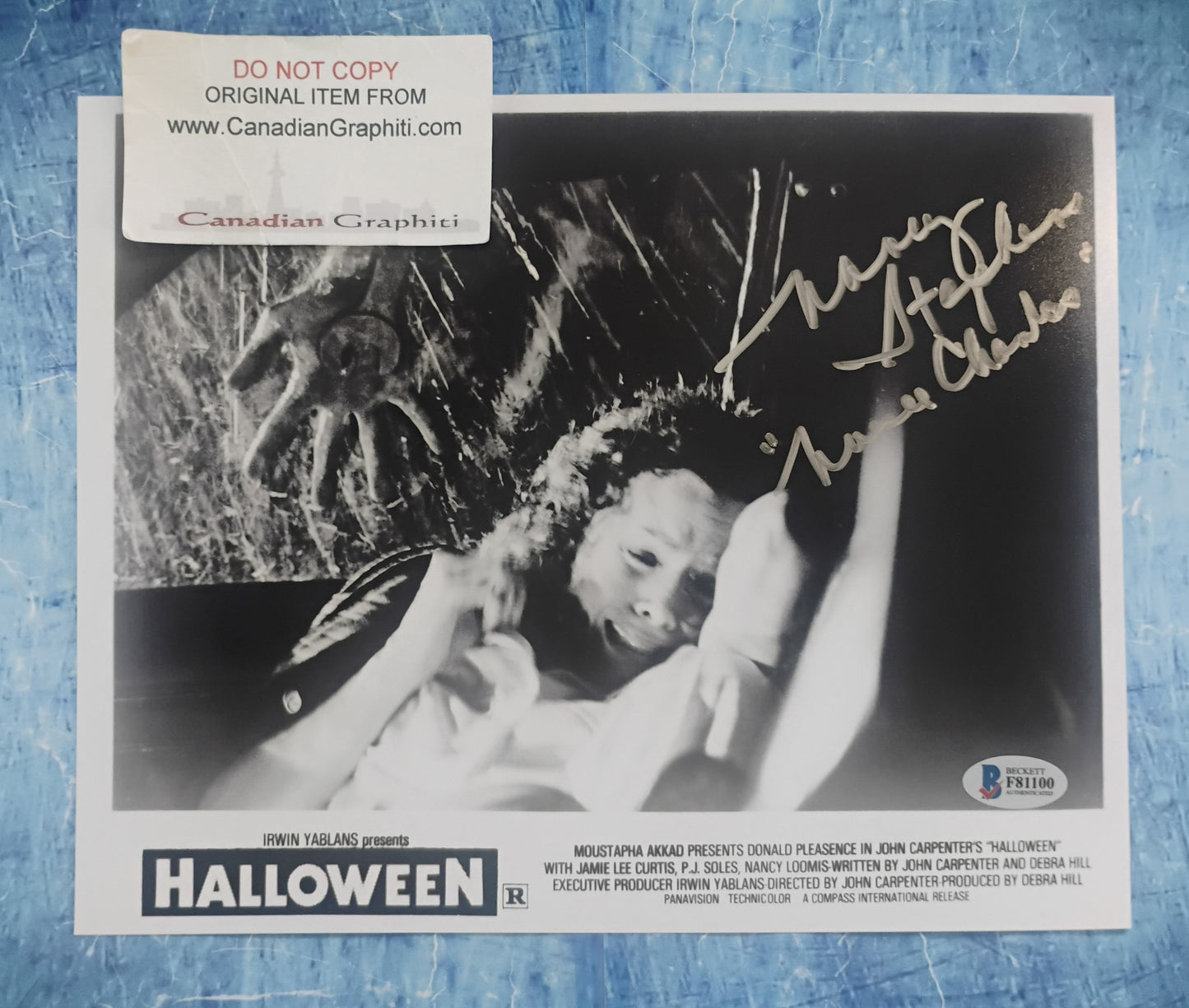 Nancy Stephens Hand Signed Autograph 8x10 Photo BAS COA Halloween