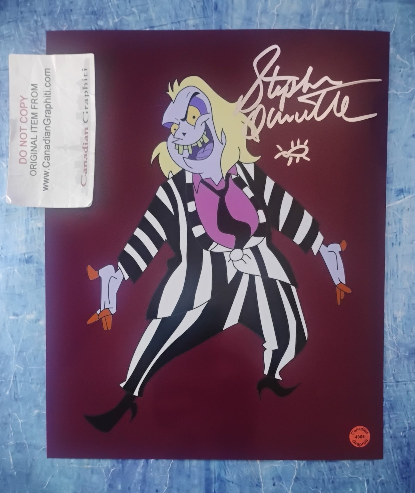 Stephen Ouimette Hand Signed Autograph 8x10 Photo COA Beetlejuice