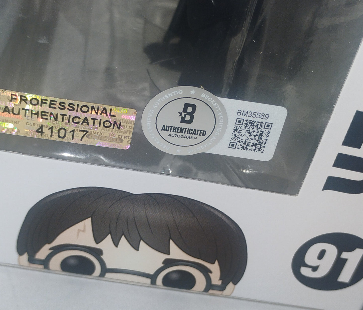 Daniel Radcliffe Hand Signed Autograph Harry Potter Funko Pop BAS COA
