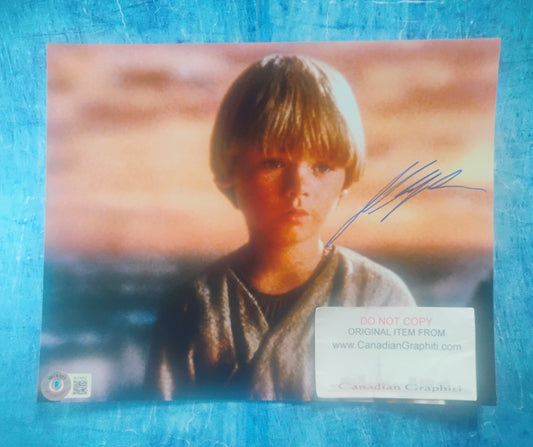 Jake Lloyd Hand Signed Autograph 8x10 Photo BAS COA Star Wars