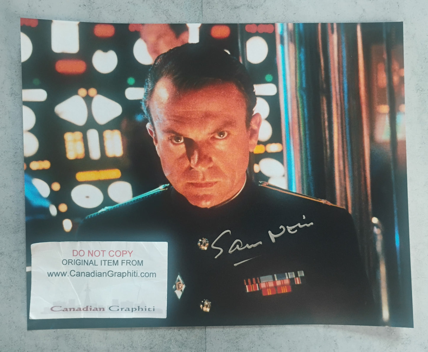 Sam Neill Hand Signed Autograph 8x10 Photo BAS COA The Hunt For Red October