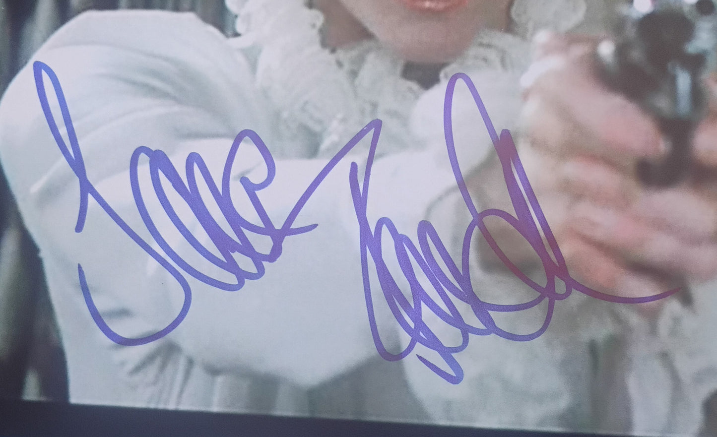 Jane Fonda Hand Signed Autograph 8x10 Photo JSA COA 9 To 5