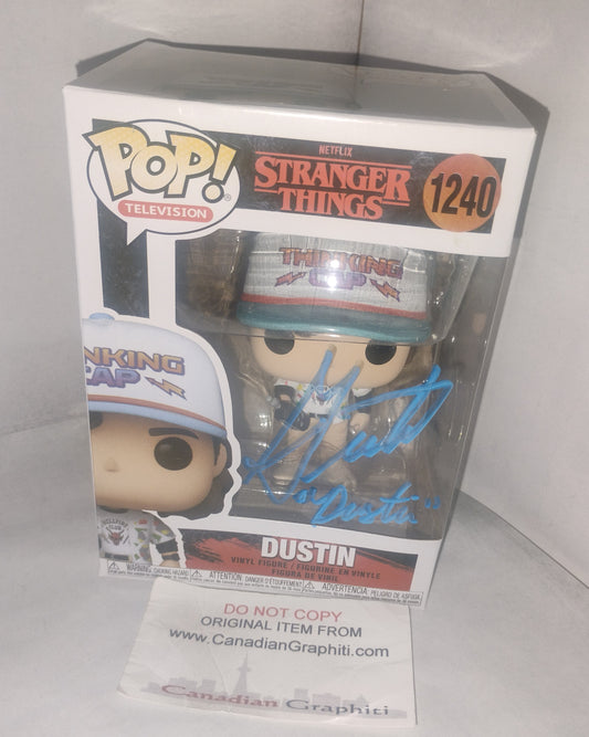Gaten Materazzo Hand Signed Autograph Stranger Things Funko Pop COA
